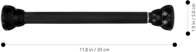 Adjustable Telescopic Shower Curtain Rod Clothes Drying Pole Easy Install No Punching for Bathroom and Closet Expandable