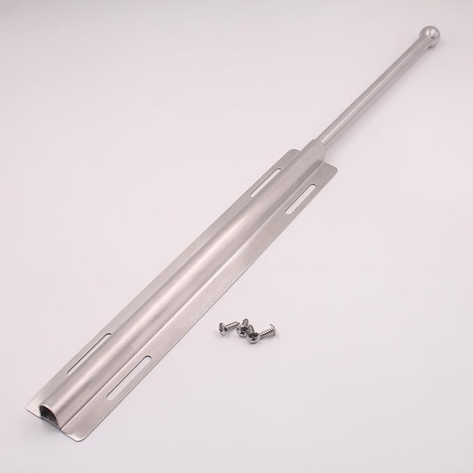 11.8'' Heavy-Duty Pullout Closet Wardrobe Valet Rod, Side-Mount or Top-Mount Retractable Pull-Out Hanging Clothes Rod, Solid Closet Hanging rod Load Capacity of 180 lbs (Stainless Steel Matte Finish)